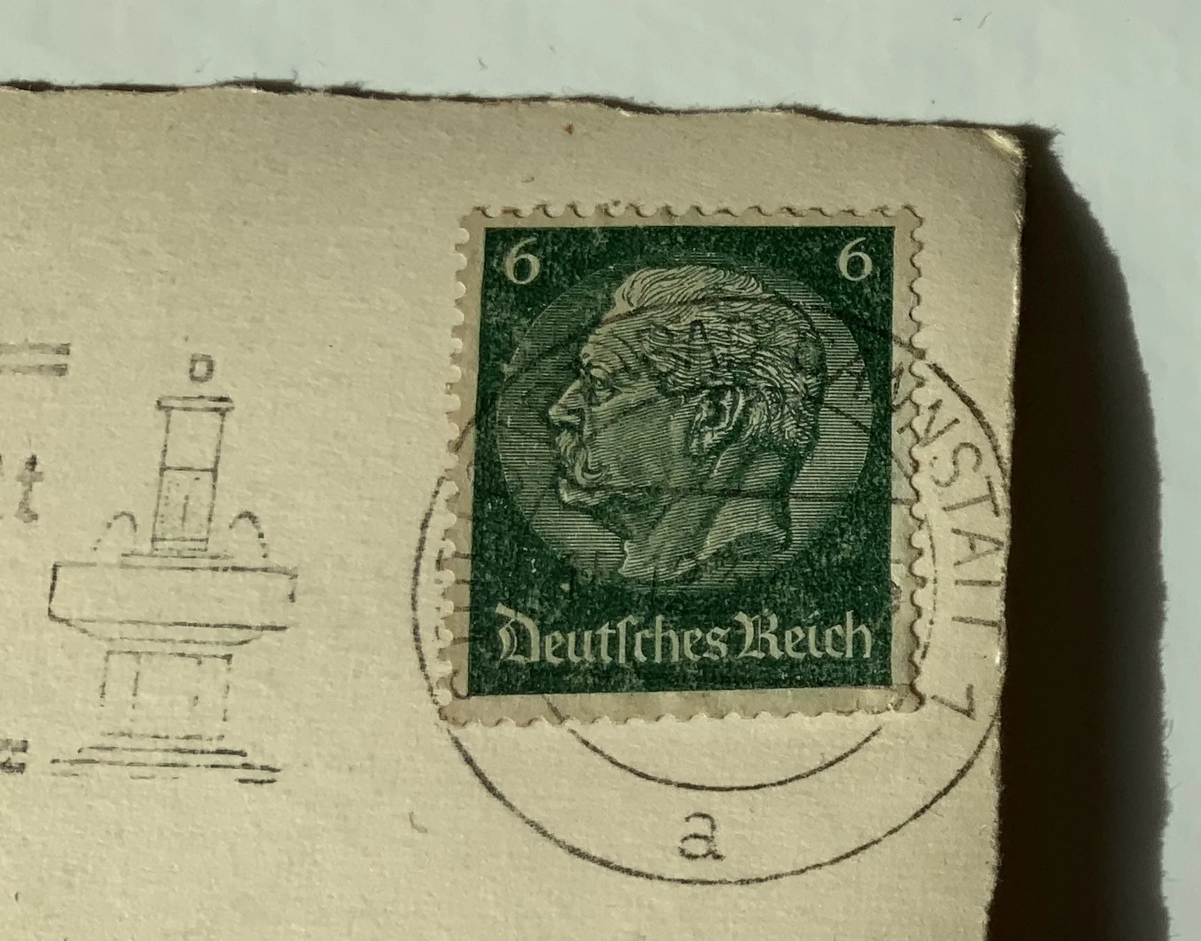 6 Pfennig Hindenburg